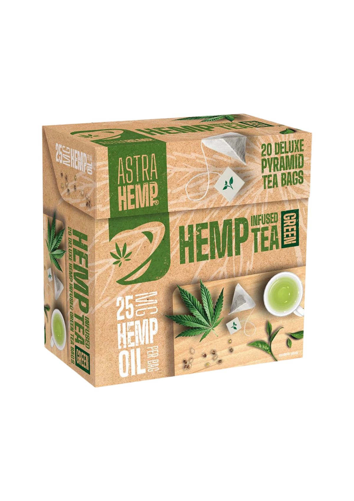 Astra Hemp Green Hemp Tea 25mg / Té verde 25mg de cáñamo