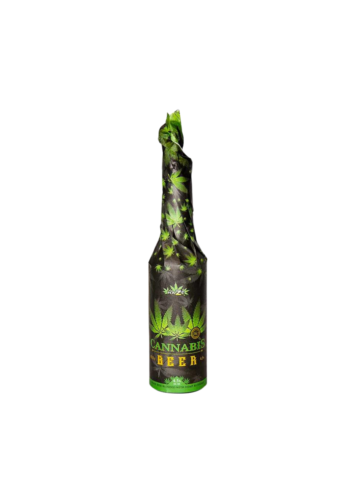 Cannabis Beer (330ml) – Hand Wrapped Black