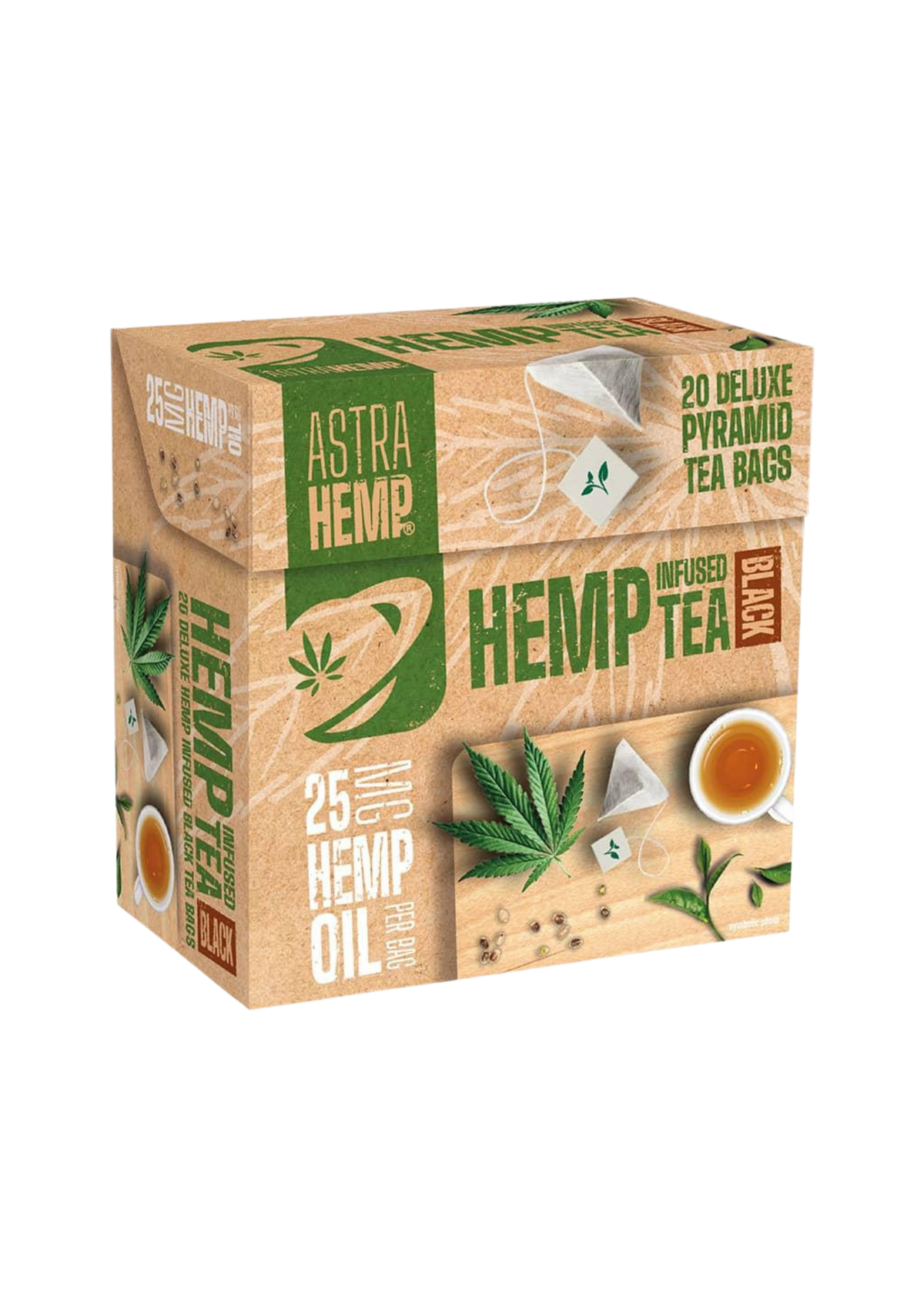 Astra Hemp Black Hemp Tea 25mg / Té negro 25mg de cáñamo